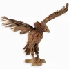 Aigle en teck à poser