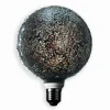 Ampoule LED mosaïque noire