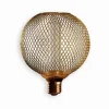 Ampoule LED métal doré