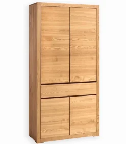Armoire frêne massif 4 portes HARTFORD