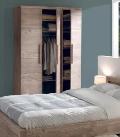 Armoire pin massif 2 portes SANDERS