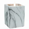 Bougie LED rectangulaire façon marbre