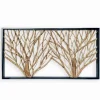 Cadre long déco teck recyclé TREE