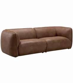 Canapé WALNEY cognac L 247 cm