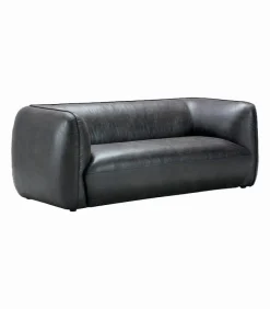 Canapé WALNEY havane foncé L 210 cm