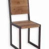 Chaise bois & métal WESTMOUNT