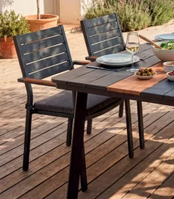 Chaise de jardin empilable KEROS