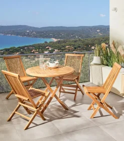 Chaise de jardin teck pliante PATIO
