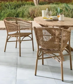 Chaise rotin empilable SINGAPOUR