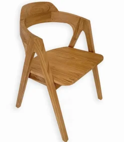 Chaise teck massif BENDI
