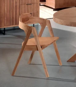 Chaise teck massif BENDI