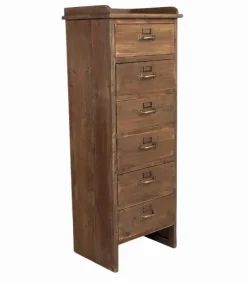 Chiffonnier sapin ANTIGO 6 tiroirs