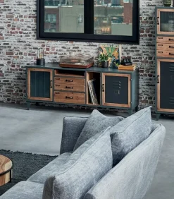 Commode basse MINDY 2 tiroirs