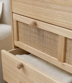 Commode bois 3 grands tiroirs TONLE