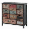Commode bois 4 tiroirs 3 portes – WENDY