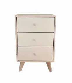 Commode déco 3 tiroirs LOGAN