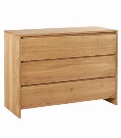 Commode frêne massif 3 tiroirs HARTFORD