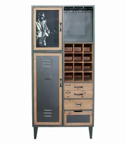 Commode MINDY avec 12 casiers à vin