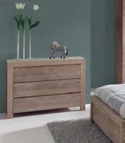 Commode pin massif 3 tiroirs SANDERS