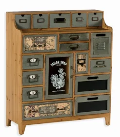 Commode vintage 17 tiroirs WENDY
