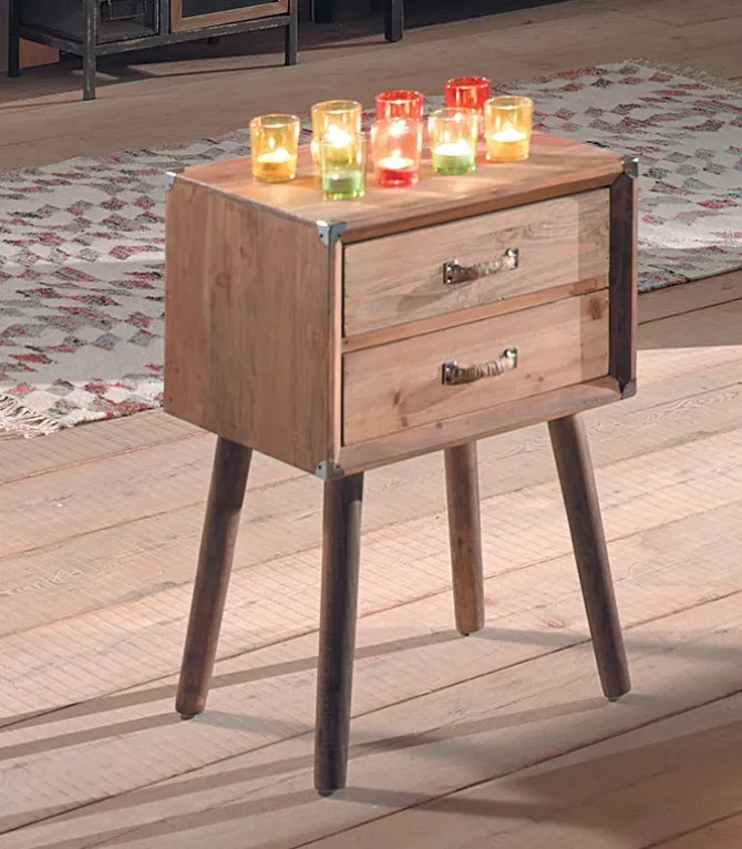 Commode vintage WENDY 2 tiroirs