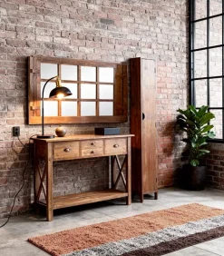 Console sapin ANTIGO 4 tiroirs