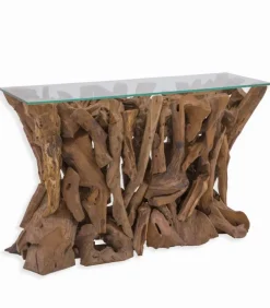 Console teck racine ARAWA