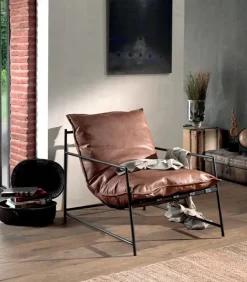 Fauteuil cuir CORBY