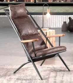 Fauteuil cuir KITEN