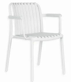 Fauteuil de jardin empilable avec accoudoirs AVILA