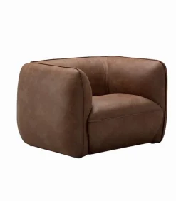 Fauteuil WALNEY cognac