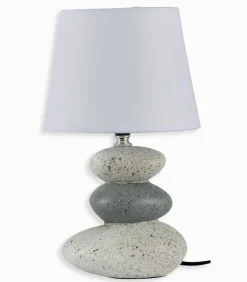 Lampe céramique galets BOA