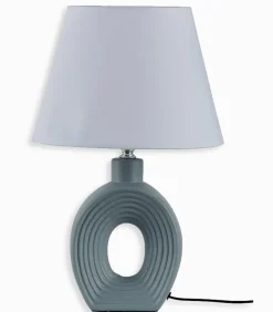 Lampe céramique grise GALA