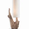 Lampe exotique bois flotté KIRANA
