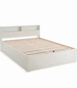 Lit coffre pin massif 2 places KAYA