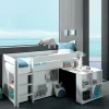 Lit mi-hauteur enfant 90×200 GENIUS