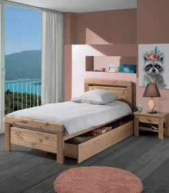 Lit pin massif 90×200 ZERMAT