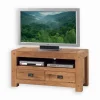 Meuble TV chêne huilé L 120 cm NORWAY