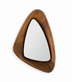 Miroir teck recyclé NOA avec LED