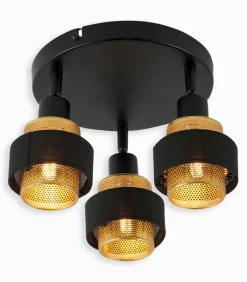 Plafonnier de 3 spots amovibles GOLDLINE