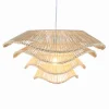 Suspension naturelle rotin MULTI-NIVEAUX Ø 60 cm