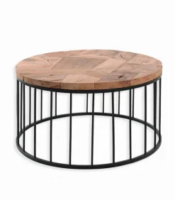 Table basse ronde teck KANTA