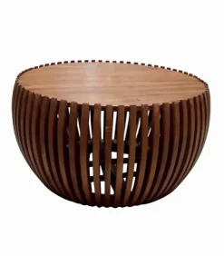 Table basse ronde teck MORGAN