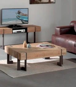 Table basse sapin massif L 120 cm FABRIK