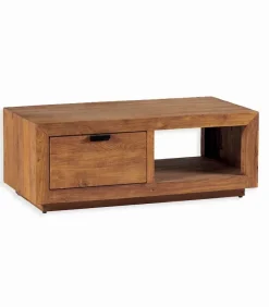 Table basse teck massif OLAND