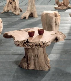 Table basse teck massif ROOTS
