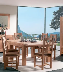 Table carrée chêne NORWAY