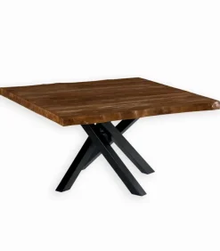 Table carrée teck massif WILLOW