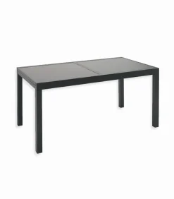 Table de jardin extensible alu gris PAGAI