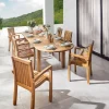 Table de jardin ovale avec allonge VARU